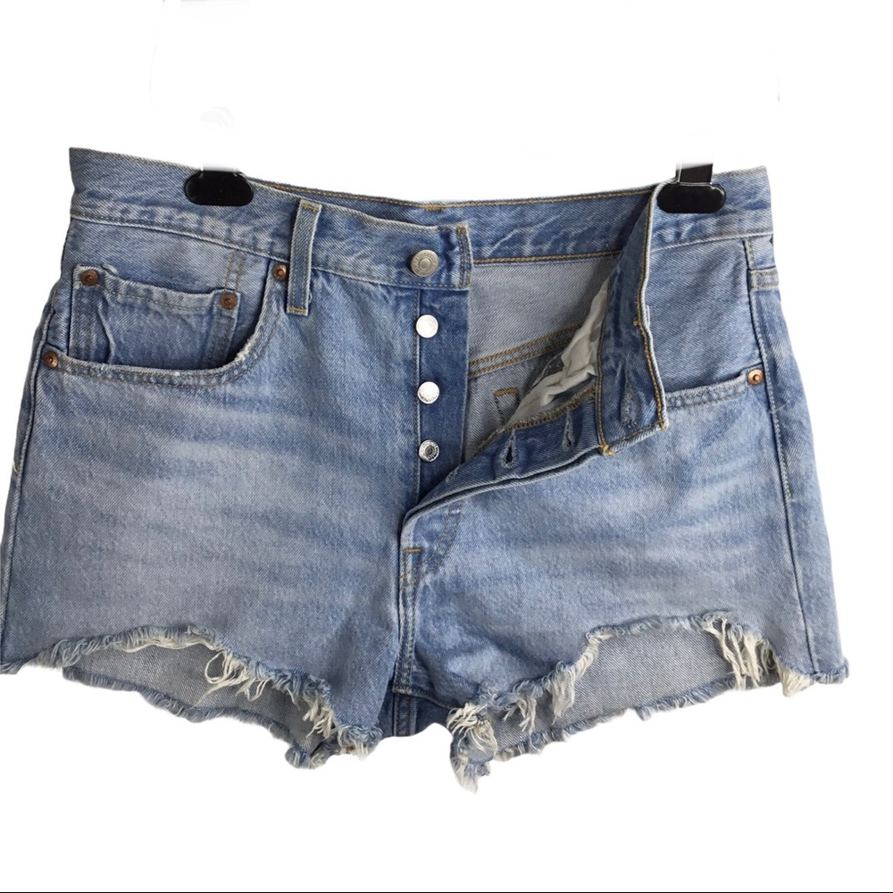 Levi's 501 High Rise Denim Shorts